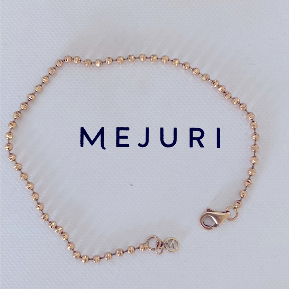 Mejuri disco chain bracelet